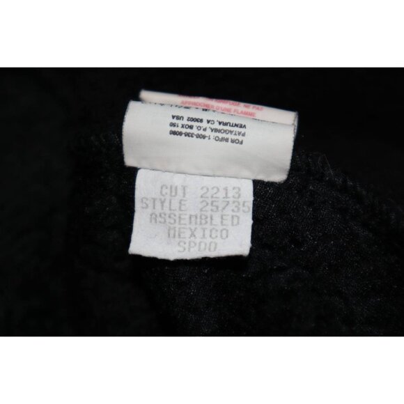 Vintage Patagonia Synchilla Snap-T Fleece Men's L Black 90s Pullover - Picture 7 of 10